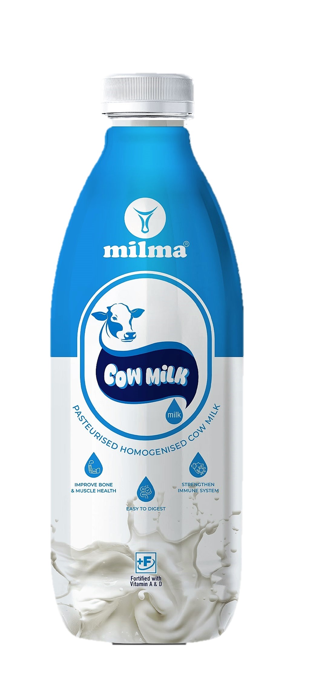 Cow Milk 1 L Bottle